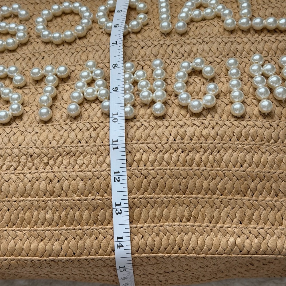 ☀️ BTB Los Angeles Social Distancing Straw Tote - Beach Day - Picture 15 of 16